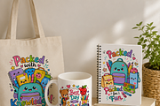 Back to school kawai clipart, an Education Illustration by HeavensStar (Thumbnail 2 of 6)