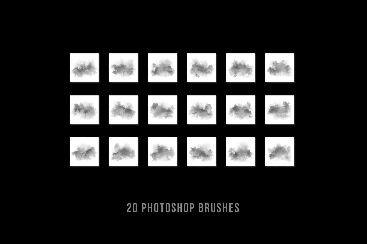 Smoke photoshop brush set, a Brush Add-On by Walllow Creatives (Photo 2 of 3)