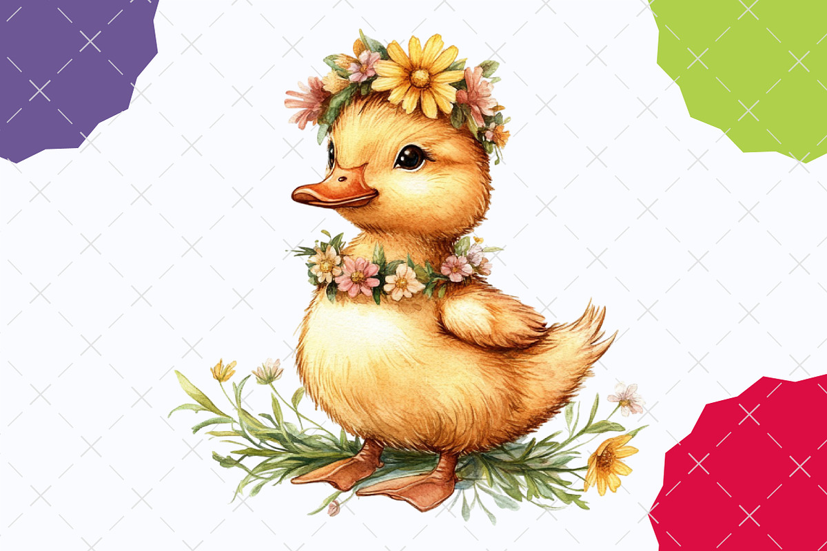 Garden Pals Watercolor Clipart, an Illustration by designcity5 (Photo 5 of 5)