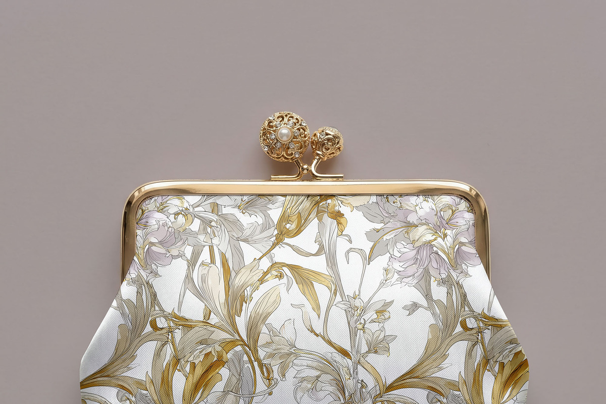 Satin Kiss Lock Purse Mockup, a Product Mockup by 1001 mockups (Photo 9 of 10)