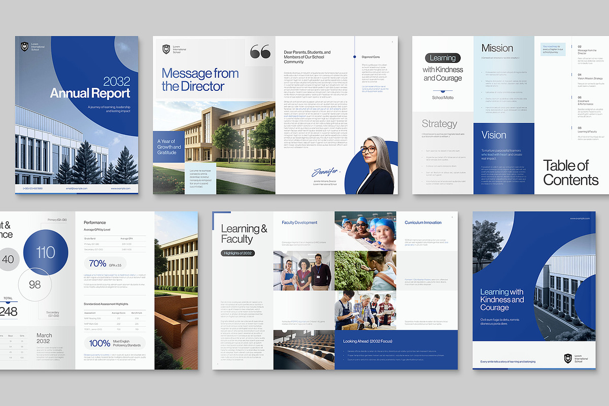 Annual Report Template, a Brochure Template by BrandPacks (Photo 2 of 6)