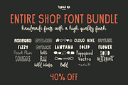 Font Bundle | Handwritten Fonts, a Handwritten Font by Typed Up Studio (Thumbnail 1 of 9)
