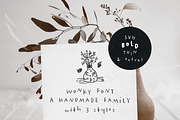 Wonky SVG Font And Extras, a Handwritten Font by Ana's Fonts (Thumbnail 1 of 13)
