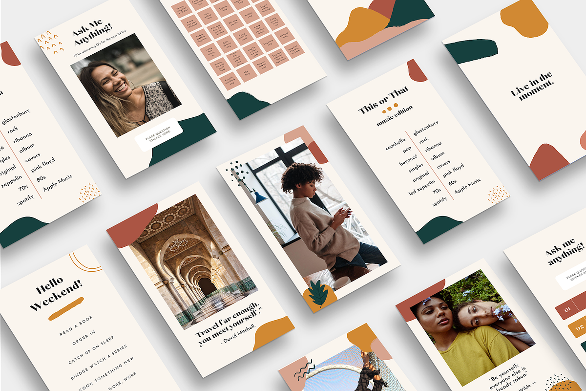 Marrakech Instagram Story Template, a Social Media Template by thetrendytemplate (Photo 2 of 5)