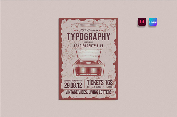 Typography Flyer Template preview 5