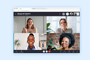 Skype call mockup, a Mockup by ZP Design (Thumbnail 3 of 4)