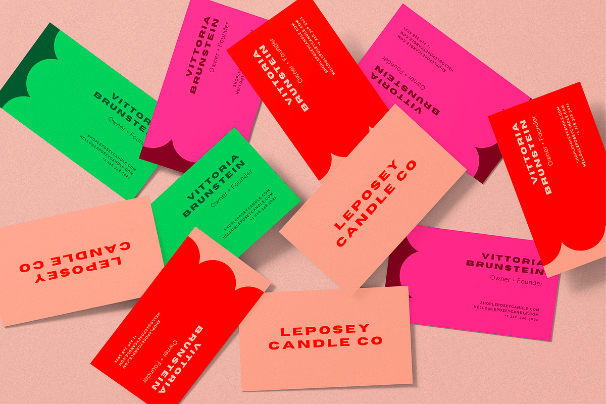 Bold Business Card Canva Template, a Business Card Template by LePosey Studio (Photo 1 of 6)