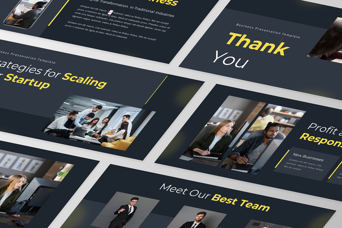 Startup Business PowerPoint Template, a Presentation Template by ...