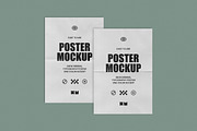 Folded Poster Mockup, an Advertising Mockup by Design Squad (Thumbnail 2 of 5)