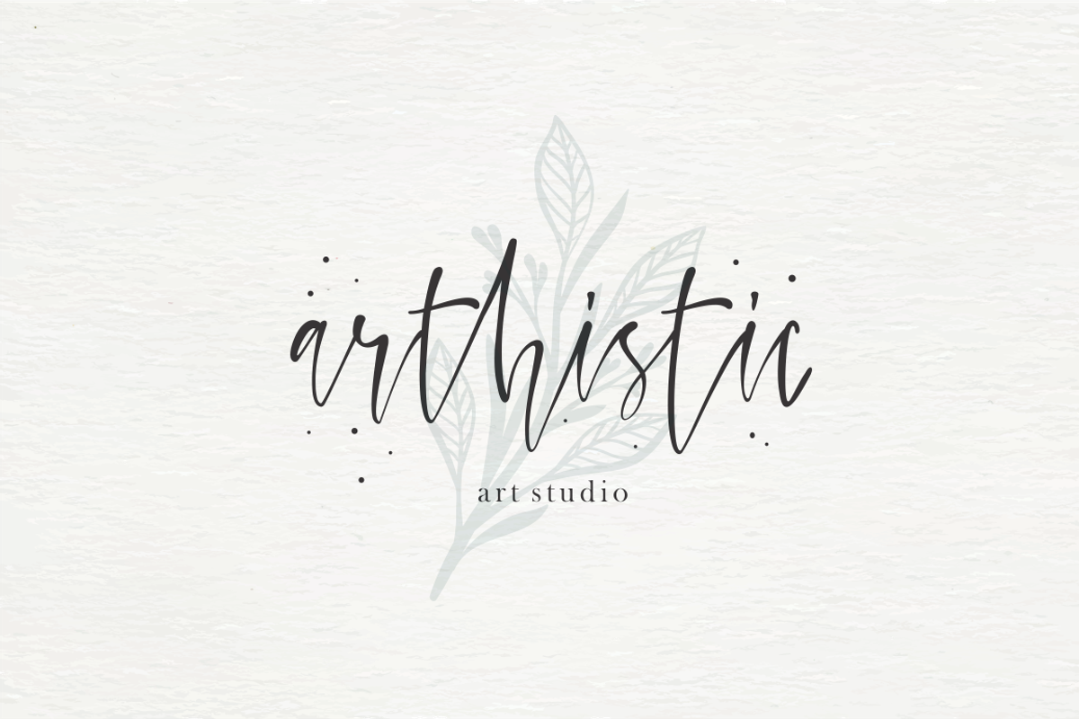 Watercoral // Natural Script Font preview 2
