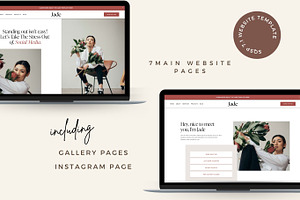 Squarespace 7.1 Template Jade