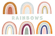 Rainbows - digital set, a Decorative Illustration by CrystalinaShop (Thumbnail 1 of 6)