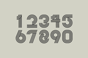 0261 - Numbers Font