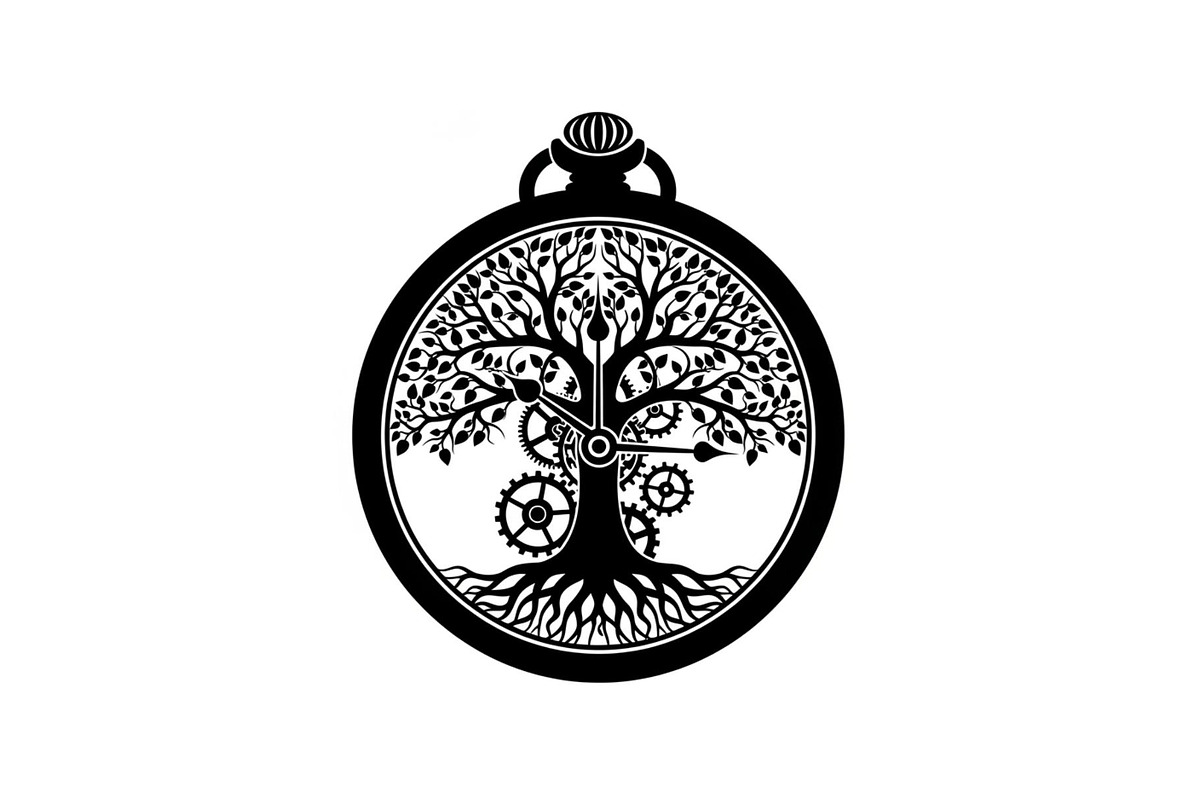Steampunk Tree of Life Symbol Bundle, an Illustration by yasushie (Photo 11 of 31)