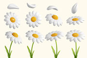 Garden 3d Daisy Illustrations!, a Plants & Tree 3D Model by Hannet (Thumbnail 4 of 4)