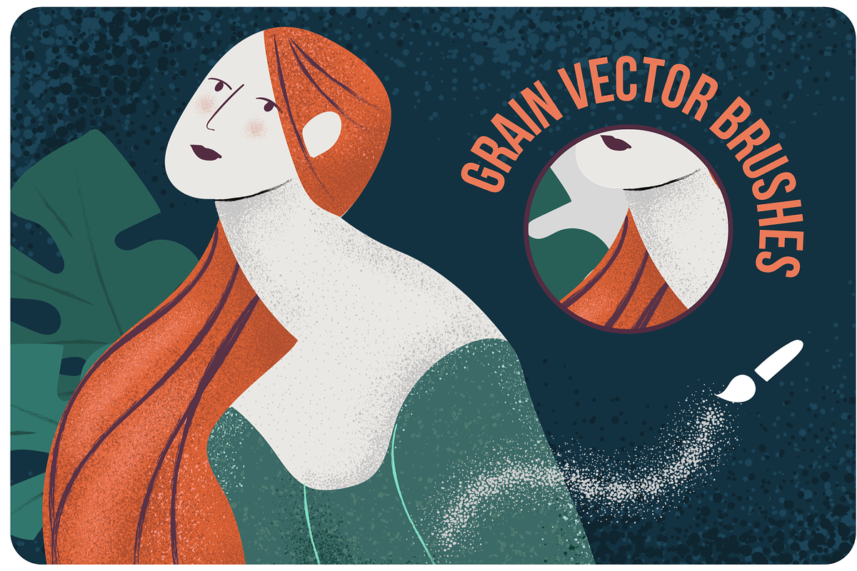 Ophelia Grain Vector Brushes, a Brush Add-On by Craftrick (Photo 2 of 7)