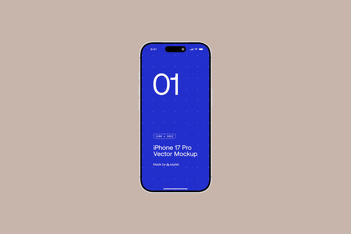 iPhone 17 Pro Vector - 24 Mockups, an iPhone Mockup by Asylab (Photo 8 of 48)