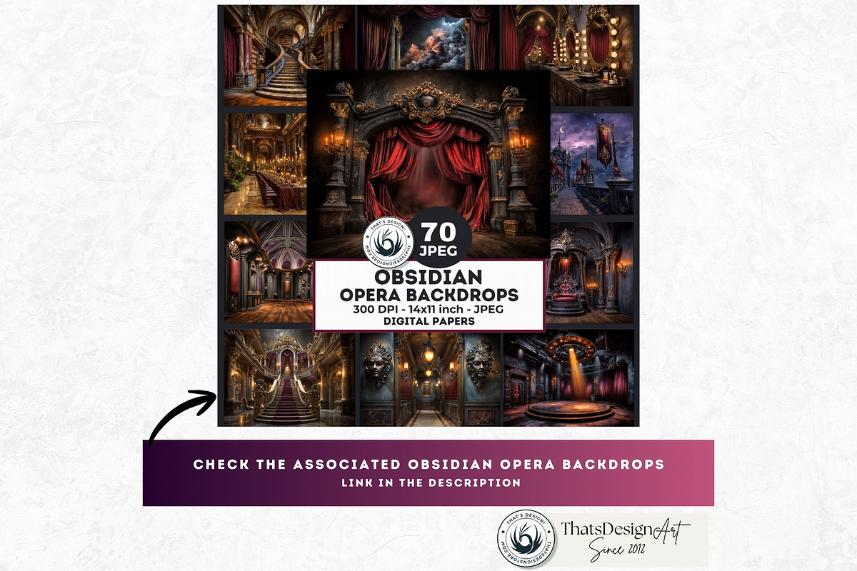 Obsidian Opera Characters Cliparts, a Person Illustration by ThatsDesignArt (Photo 13 of 13)