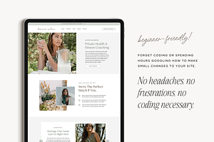 Showit Website Template Karina