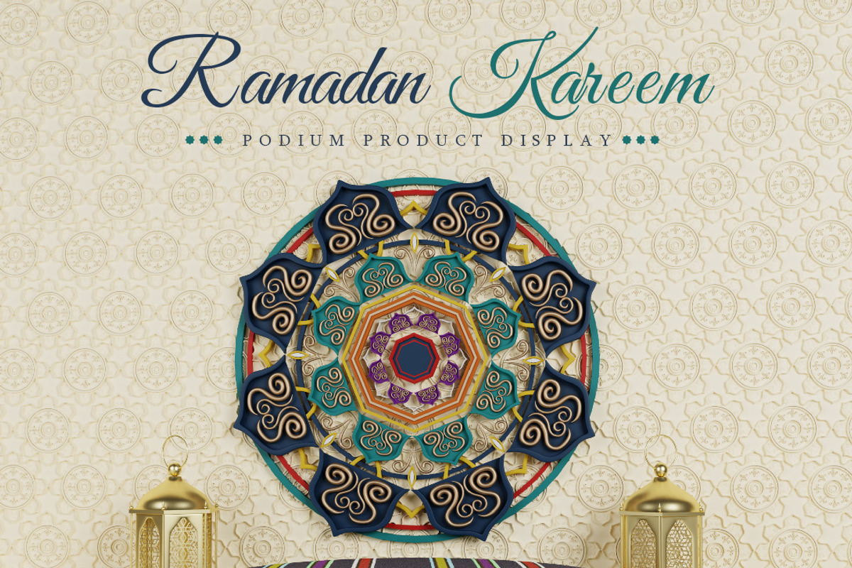 Luxury And Colorful Ramadan Podium, a Templates & Theme by Font De Rico (Photo 10 of 10)