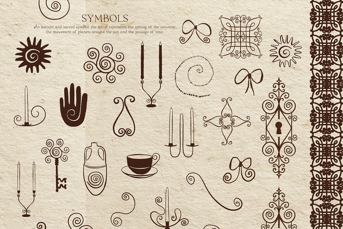 The Winding Garden Frames & Symbols, an Object Graphic by lokko studio (Photo 6 of 8)
