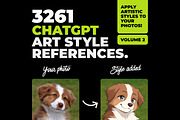 3261 Art Styles For ChatGPT (Vol 2), a Decorative Illustration by Sevenstyles (Thumbnail 1 of 6)