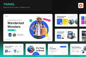 Travel PowerPoint Presentation, a Presentation Template by Annora Studio