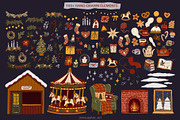 Cozy Christmas – Vector Clipart, a Seasonal Illustration by Jenny Quince (Thumbnail 3 of 14)