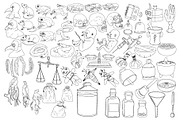 Apothecary & Curiosities vector, an Object Illustration by Elena Mykhailenko (Thumbnail 2 of 7)