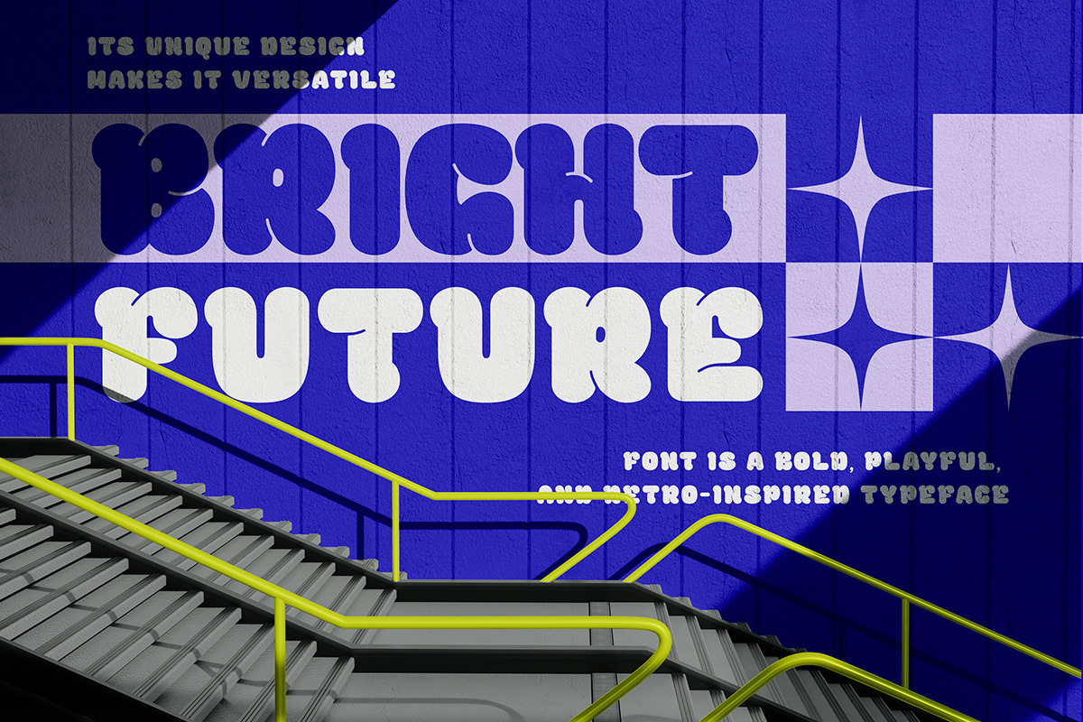 Snap Pop — Bubble Retro Chunky Font, a Serif Font by roomspace creative lab (Photo 5 of 10)