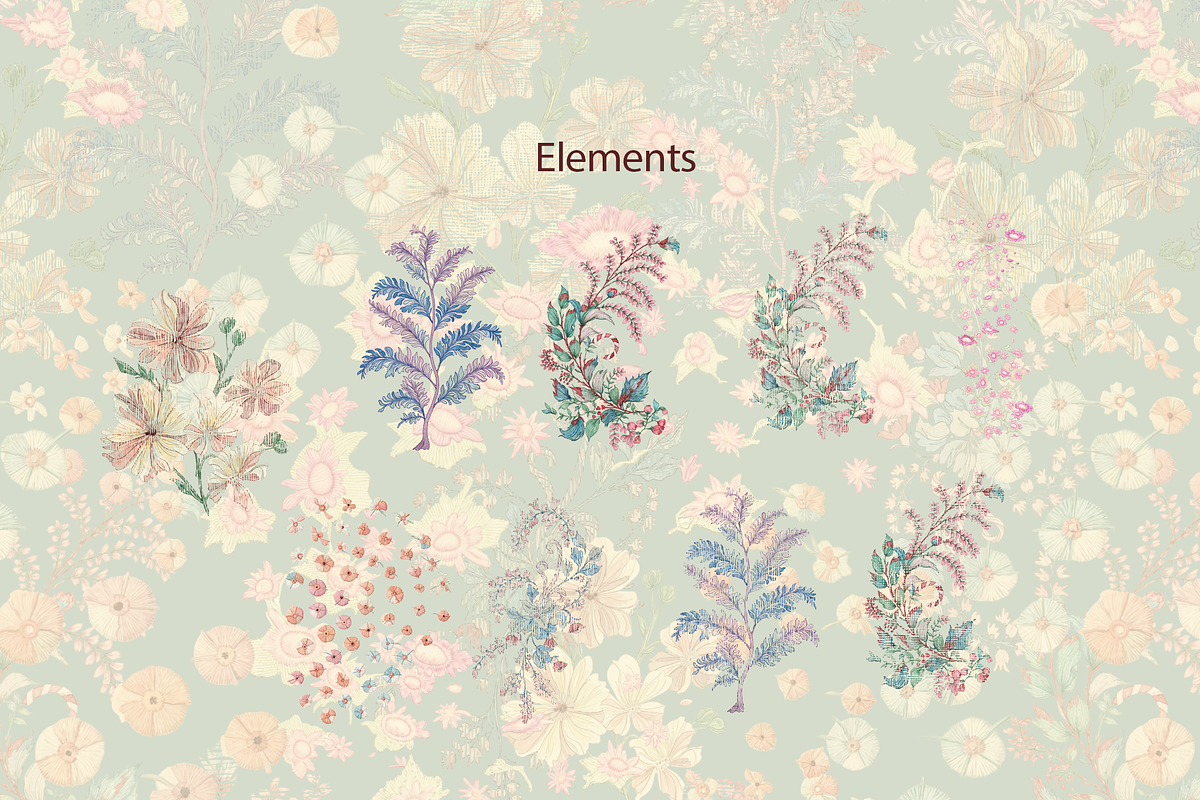 STICH BOTANICA, a Pattern Graphic by rumacorakstudio (Photo 2 of 6)