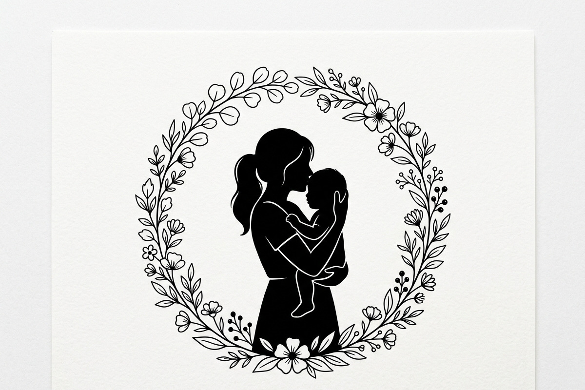 loving mother and children, a Person Illustration by Amazin_art (Photo 10 of 46)