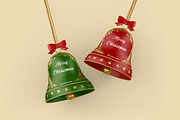 Christmas Bell Mockups, a Mockup by Mockups Planet (Thumbnail 4 of 5)