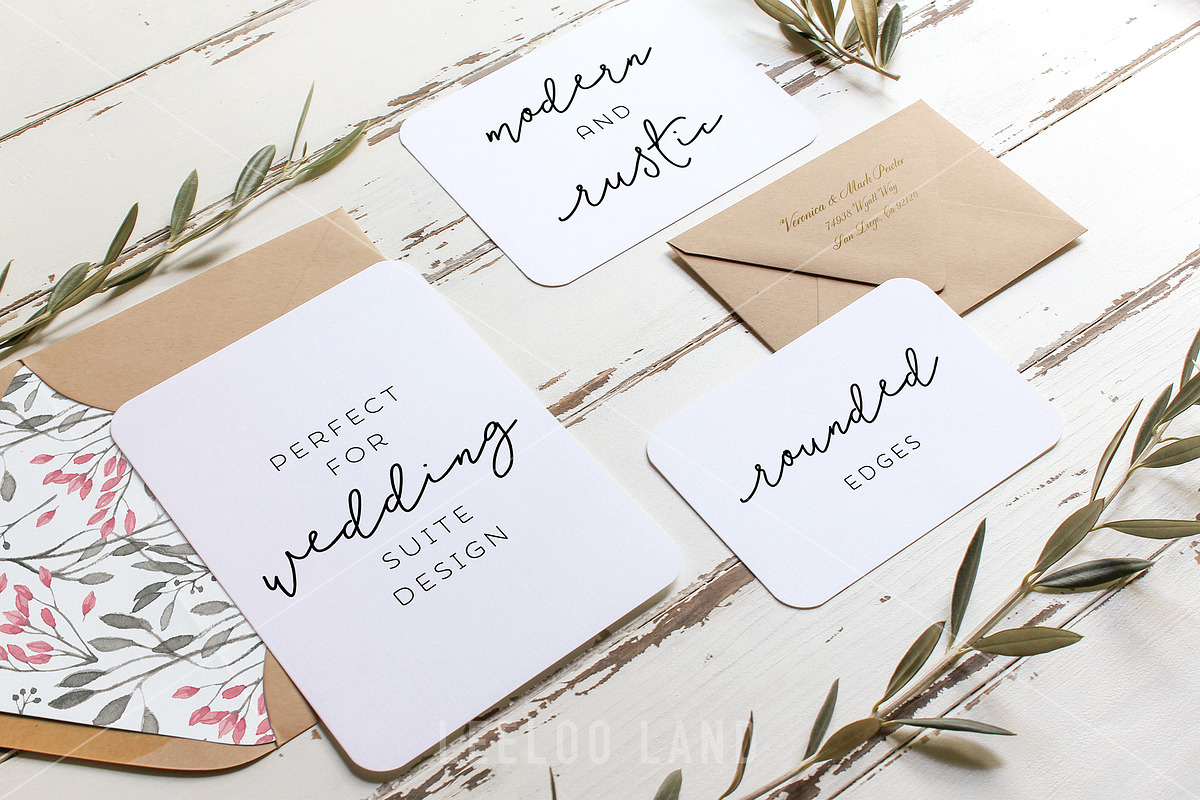 Rustic Wedding Suite Mockup Olive 3, a Print Template by ILLONA GRAPHICS (Photo 2 of 5)