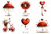 Quirky Valentine Whimsical Love Clip, an Illustration by DreamPrint404 (Thumbnail 4 of 6)