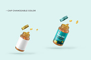 Fish Oil Bottle Mockup, a Packaging Mockup by Adstart (Thumbnail 2 of 5)
