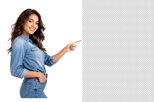 Smiling Brunette Woman PNG, a Person Photo by Hamza067
