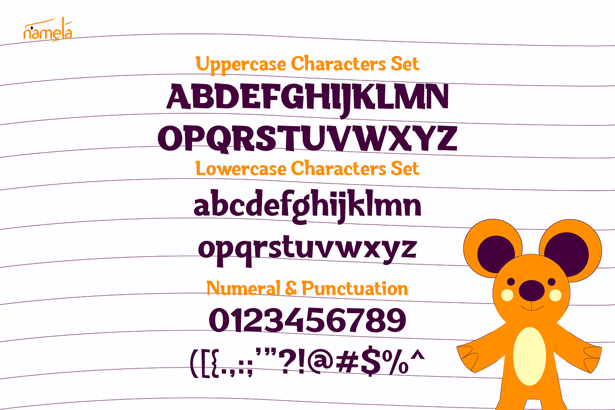 Dubidam | A Cheerful Slab Serif Font, a Slab Serif Font by Namela Studio (Photo 4 of 8)
