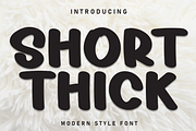 Short Thick | Script Font, a Script Font by Scratchones (Thumbnail 1 of 6)