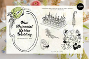 New Perennial Garden Wedding, a Decorative Illustration by divanovskaya_nv (Thumbnail 1 of 27)