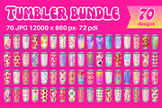 Valentine Tumbler Design Bundle, a Print Template by Art's and patterns (Thumbnail 1 of 2)