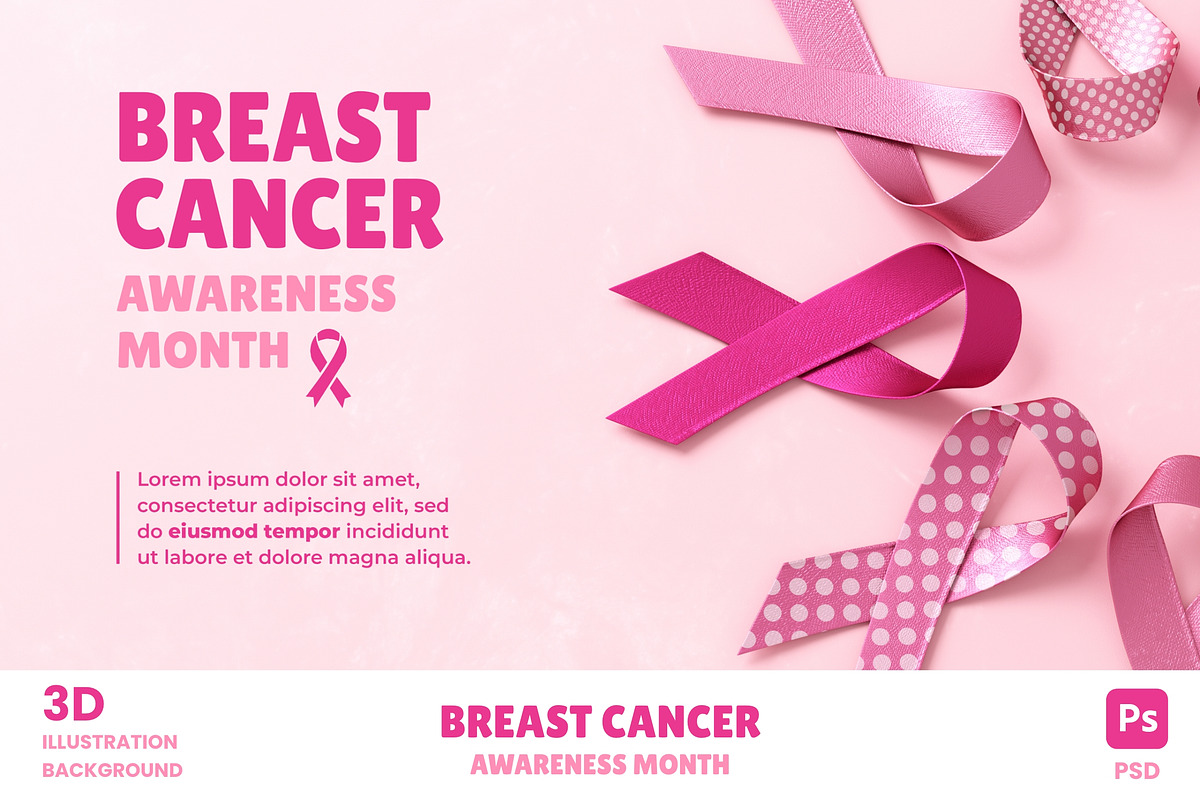 Breast Cancer Awareness Month Flyer, a Flyer Template by TandemStock (Photo 1 of 3)
