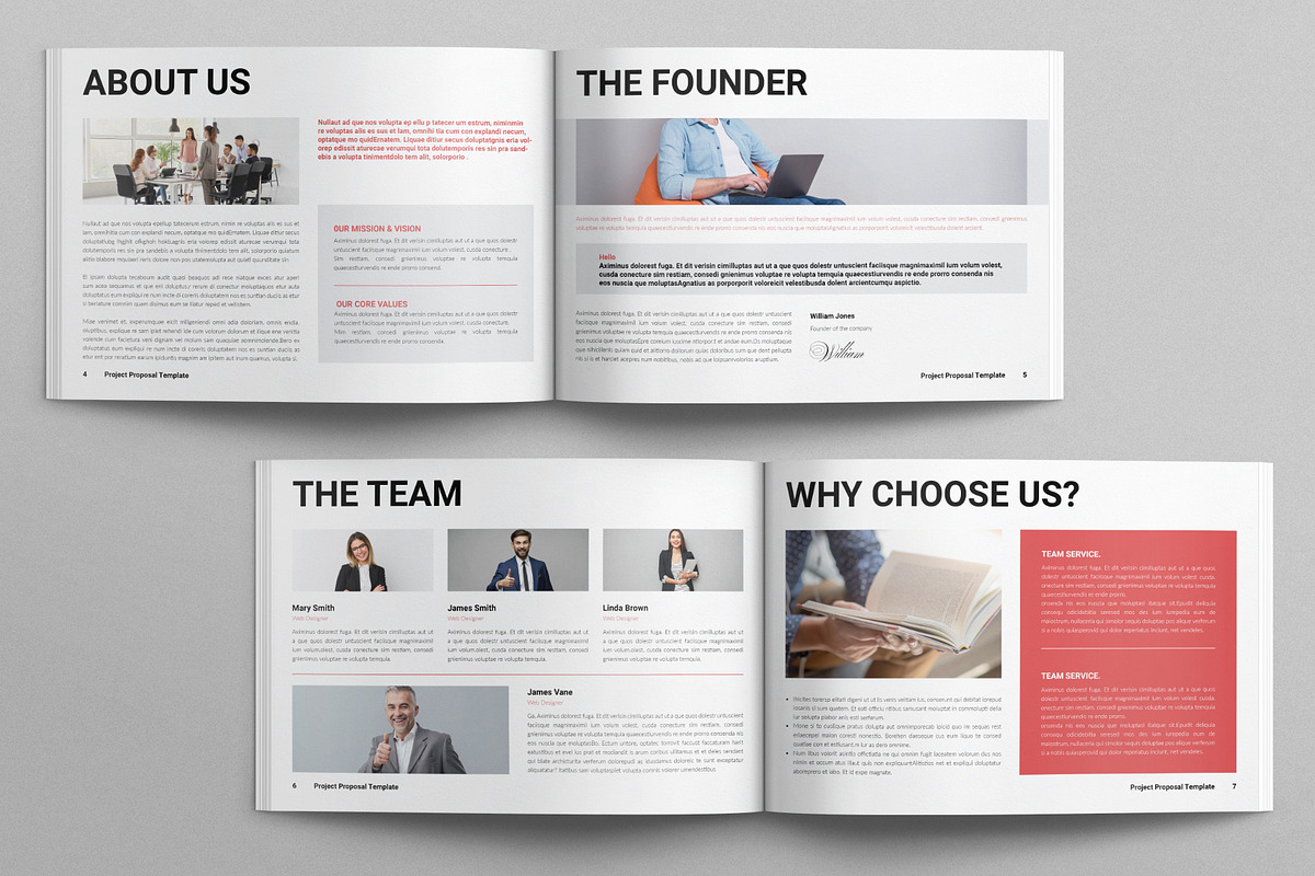 Project Proposal Template Landscape, a Brochure Template by E-Type (Photo 3 of 8)