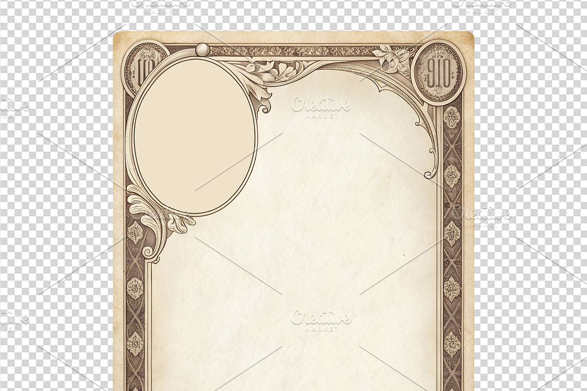Vintage Decorative Borders & Frames, a Decorative Illustration by MRI STUDIO (Photo 26 of 34)
