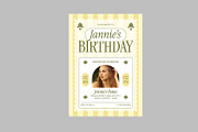 Cute Pastel Birthday Invitation, a Card Template by Neermana (Thumbnail 3 of 4)