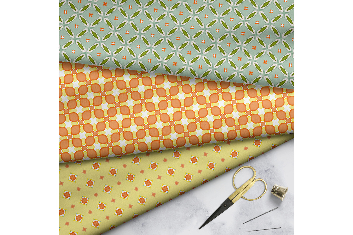MIEMO geometric seamless patterns., a Pattern Graphic by Peolla (Photo 2 of 10)