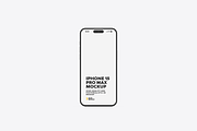 iPhone 15 Pro Max Mockup, an iPhone Mockup by UnicDesign (Thumbnail 2 of 10)