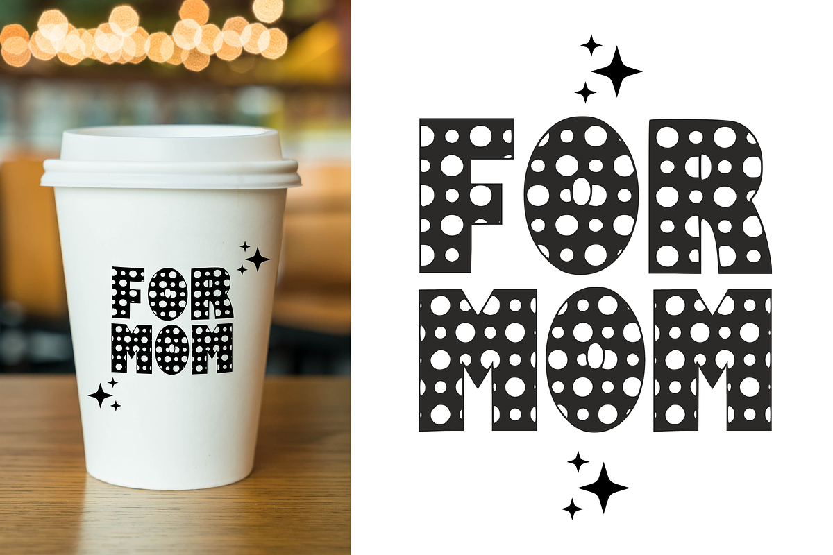 Polka Dots - Polkadot Font Type, a Font by KiddoGlyphs Studio (Photo 4 of 7)