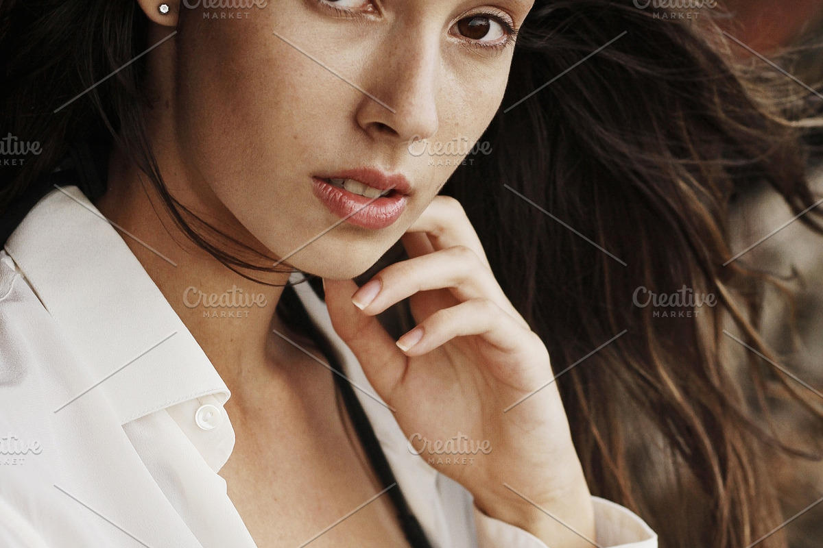 White Shirt Beauty Portrait, Beach, a Beauty & Fashion Photo by Chris Joel Campbell (Photo 2 of 2)