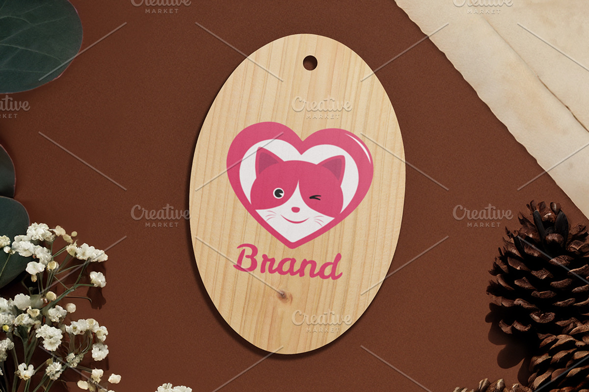 Cute Cat Lovers Logo, a Branding & Logo Template by Pahlevi Studio (Photo 3 of 3)